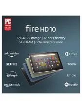Amazon Fire HD 10 tablet, 10.1", 1080p Full HD, 32 GB, (2021 release), Lavender