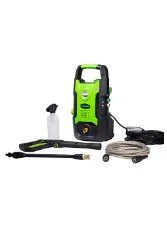 Greenworks 1600 PSI (1.2 GPM) Electric Pressure Washer (Ultra Compact / Lightweight / 20 FT Hose / 35 FT Power Cord) Great For ...